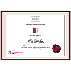 Louis Vuitton Heart Key Chain