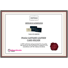 Prada Saffiano Leather Card Holder
