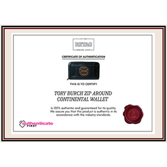 Tory Burch Zip Around Continental Wallet