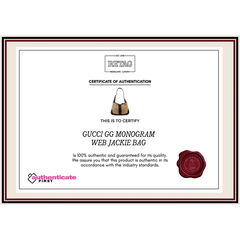Gucci Gg Monogram Web Jackie Bag