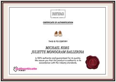 Michael Kors Juliette Monogram Ballerina