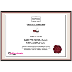 Salvatore Ferragamo Gancini Logo Bag