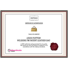 Louis Vuitton Wilshire Pm Patent Leather Bag