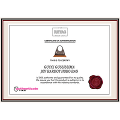 Gucci Gussissima Joy Bardot Hobo Bag