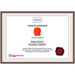 Tory Burch Orange Jumper