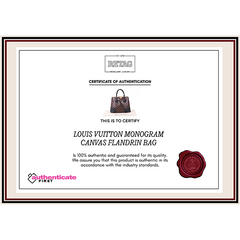 Louis Vuitton Monogram Canvas Flandrin Bag