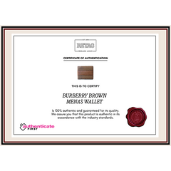 Burberry Brown Mens Wallet