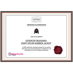 Givenchy Madonna Print Nylon Bomber Jacket