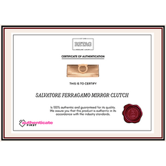 Salvatore Ferragamo Mirror Clutch