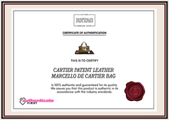 Cartier Patent Leather Marcello De Cartier Bag Rt109-10
