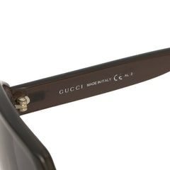 Gucci Oversized Rectangle Acetate Sunglasses