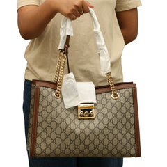 Gucci Padlock GG Supreme Shoulder Bag