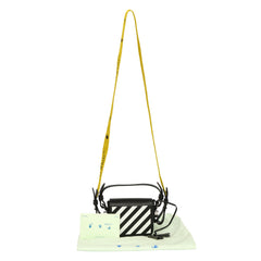 Off White Diag Mini Binder Clip Flap Bag