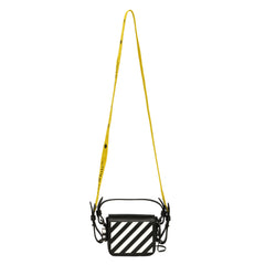 Off White Diag Mini Binder Clip Flap Bag