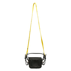 Off White Diag Mini Binder Clip Flap Bag