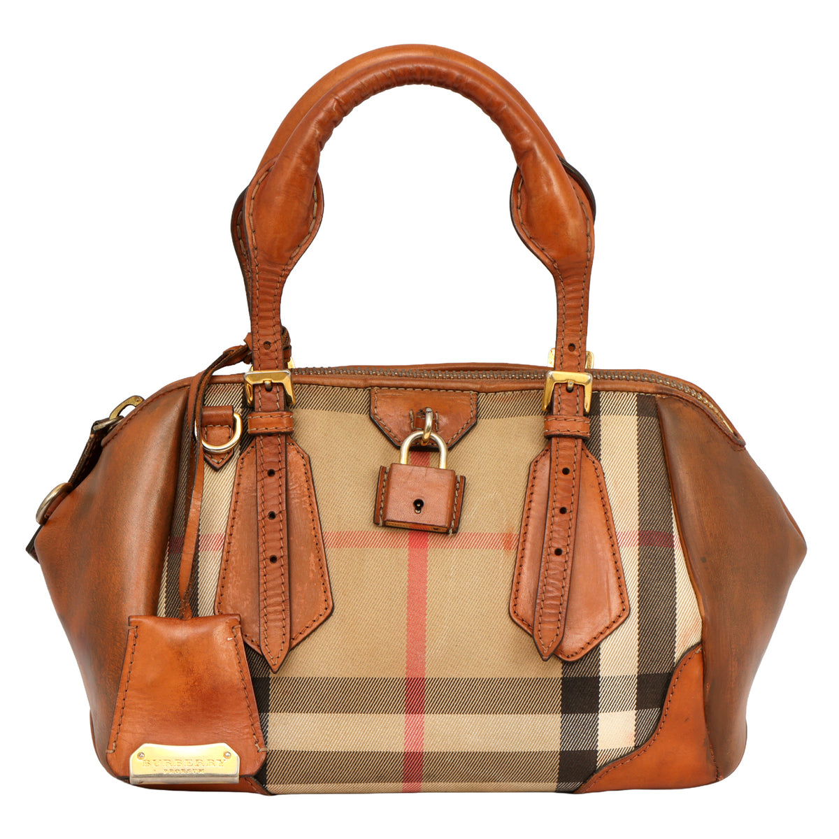 Burberry Blaze House Check Satchel Handbag
