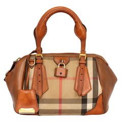 Burberry Blaze House Check Satchel Handbag