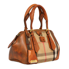 Burberry Blaze House Check Satchel Handbag