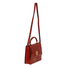 Roberto Cavalli Mirror Top Handle Crossbody Bag