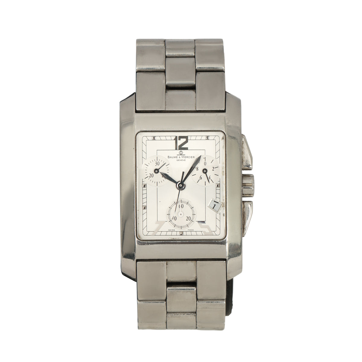 Baume & Mercier Hampton Chronograph Stainless Steel Watch