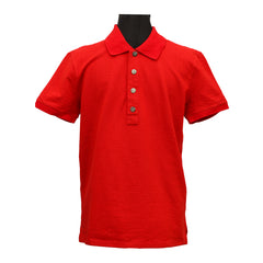 Balmain Size: S Pique Cotton Polo T-Shirt