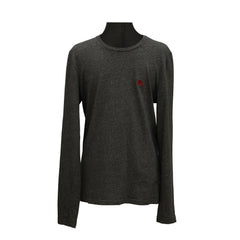 Burberry Size: M Classic Charcoal Grey Long Sleeves T Shirt