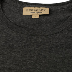 Burberry Size: M Classic Charcoal Grey Long Sleeves T Shirt