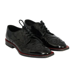 FENDI EU – 40 ROMA LEATHER FORMAL SHOES 