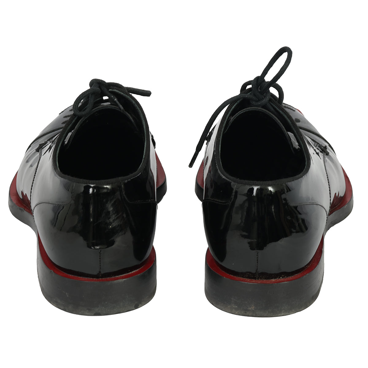 FENDI EU – 40 ROMA LEATHER FORMAL SHOES 