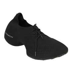 GIVENCHY EU – 39 TK-360 BLACK KNIT SNEAKERS 