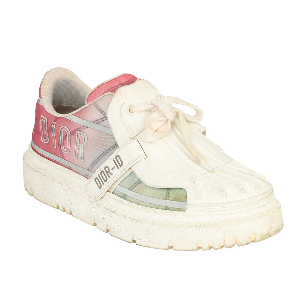 CHRISTIAN DIOR EU – 39.5 WHITE DIOR-ID SNEKAER 