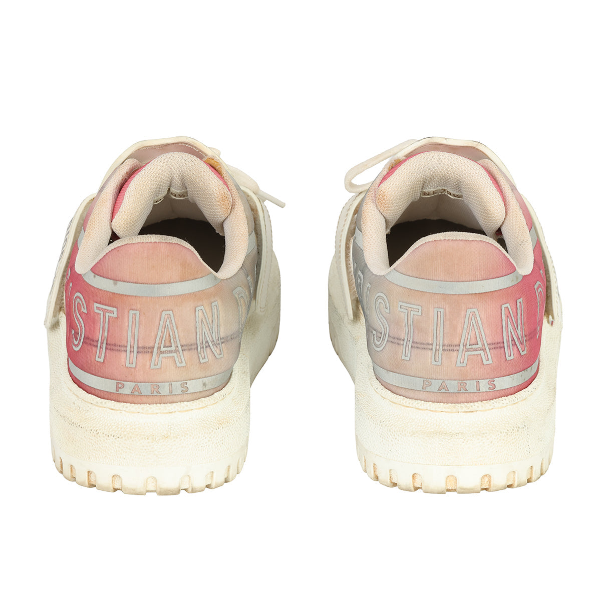 CHRISTIAN DIOR EU – 39.5 WHITE DIOR-ID SNEKAER 