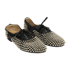 CHRISTIAN LOUBOUTIN EU-40 FREDDY SPIKE OXFORD SHOES 