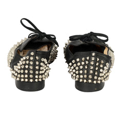 CHRISTIAN LOUBOUTIN EU-40 FREDDY SPIKE OXFORD SHOES 