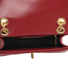 SALVATORE FERRAGAMO QUILTED LEATHER CROSSBODY BAG 