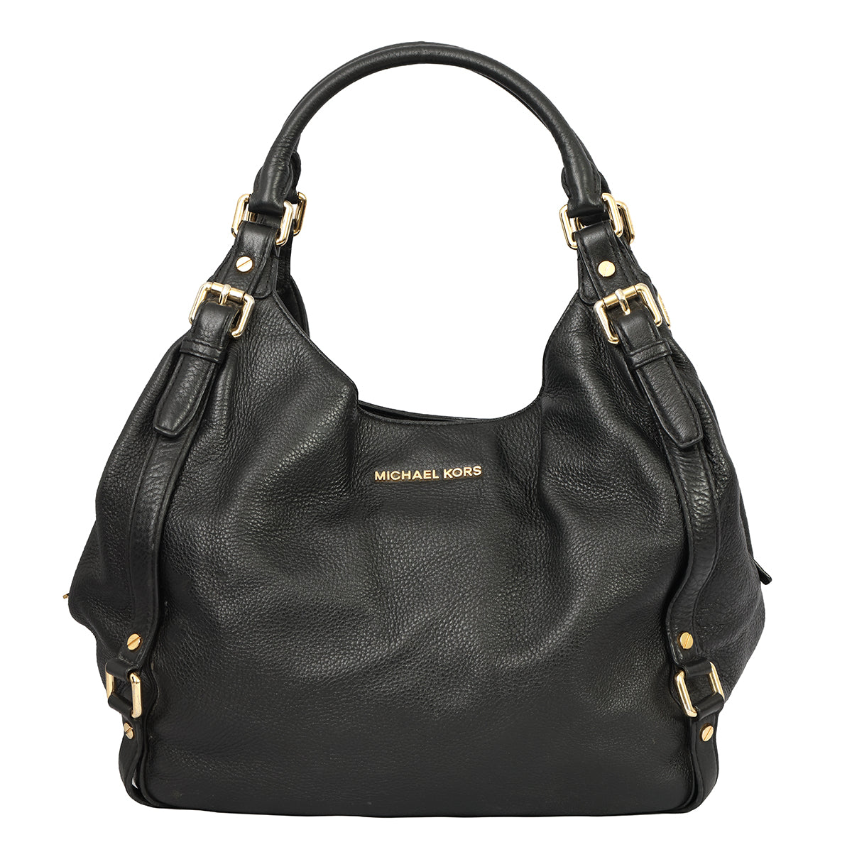 MICHAEL KORS BLACK BEDFORD HOBO BAG 