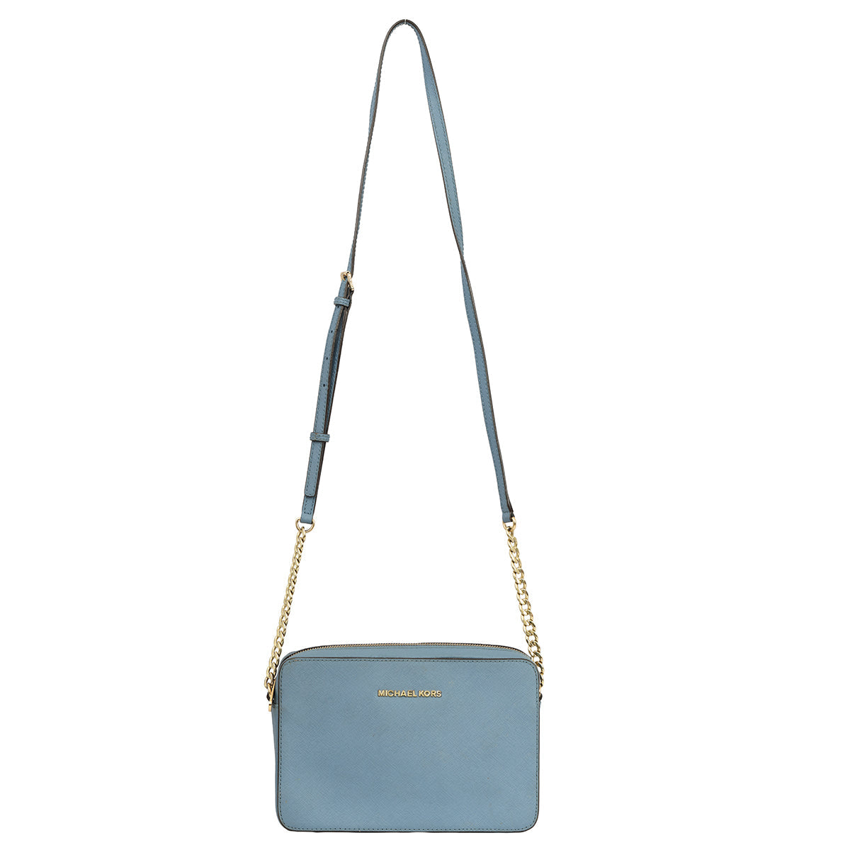 MICHAEL KORS BLUE CROSSBODY SLING BAG 
