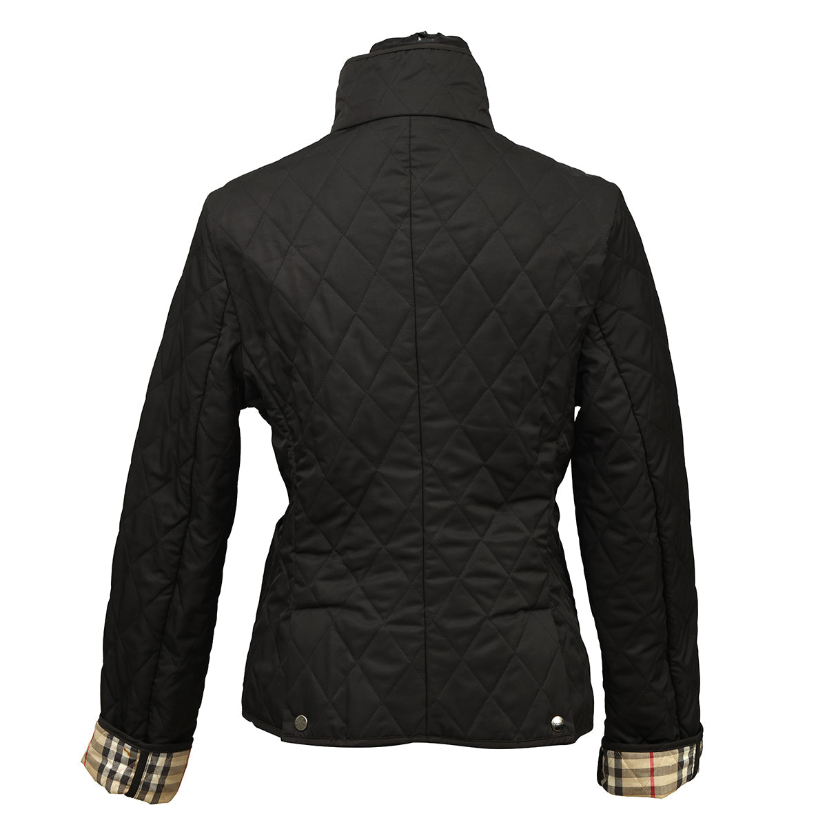 BURBERRY SIZE-XS BLACK QUILTED JACKET 