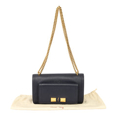 Salvatore Ferragamo Ginevra Leather Shoulder Bag