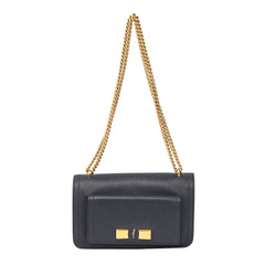 Salvatore Ferragamo Ginevra Leather Shoulder Bag