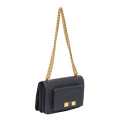 Salvatore Ferragamo Ginevra Leather Shoulder Bag