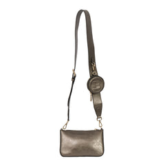 Balmain B-Army Grained Leather Multi-Pouch Crossbody