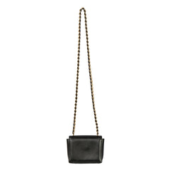 Salvatore Ferragamo Bicolor Vara Bow Mini Chain Flap Bag