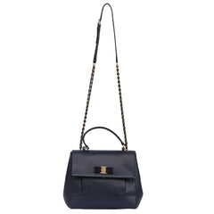SALVATORE FERRAGAMO VARA BOW TOP HANDLE BAG