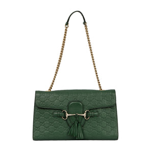 Gucci Green Emily Medium Handbag