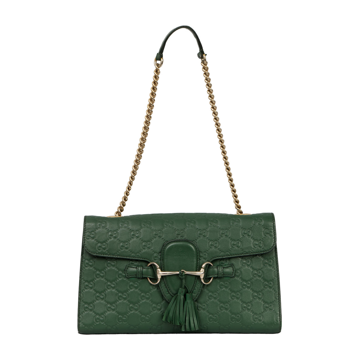 Gucci Green Emily Medium Handbag