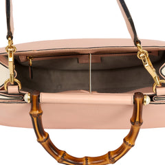 Gucci Nymphaea Bamboo Top Handle Bag