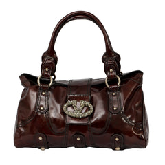 Valentino Garavani Crystal Catch Satchel Bag