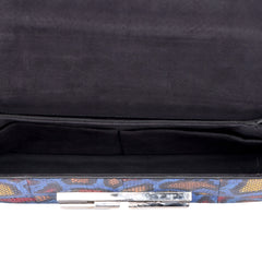 FENDI 3 BAGUETTE PYTHON LEATHER SHOULDER BAG