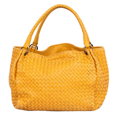 BOTTEGA VENETA INTRECCIATO GARDA LEATHER TOTE BAG
